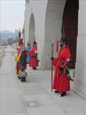Gyeongbokgung Palace 경복궁 Royal guards at front gate.: by gnocchimandu, Views[553]
