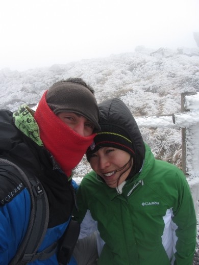 We made it! Hallasan mountain (한라산)