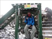 Sitting down after four hours of climbing Hallasan mountain (한라산): by gnocchimandu, Views[396]