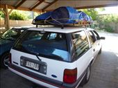 Nicely packed roof rack. Check! Food. Check! Music. Check!: by gnocchimandu, Views[683]