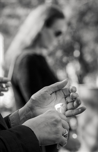 As part of the tradition, people hold lit candles during the funeral ceremony, carefully keeping them from being blown out, until they burn on their own. Candles symbolize the soul of the dead and represent a quiet prayer for peace.
