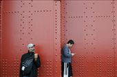 Two men at the Golden Gate Bridge in San Francisco portray the currently widespread sense of lack of human interaction, a feeling that many people have in western culture in a time called, paradoxically, the age of communication and social networks.

: by gonzalocolladosolar, Views[474]