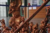 exhibition inspired by Ramayana story, emotions of a happy old man in wood form: by goodmorningdew, Views[387]
