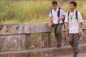 2 brothers/friends as They walk to school. while  conversing Cavite Philippines: by goturboegon, Views[485]
