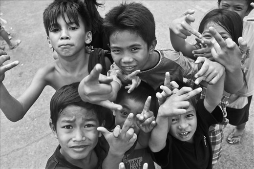 It's amazing how the children feel so cool while doing the 