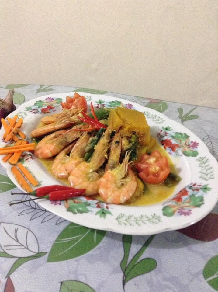 Creamy and tasty shrimp