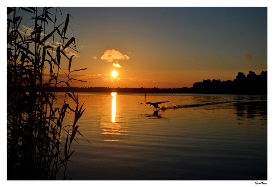 Dramatic change in Mid summer - Sunset & Sunrise at the same time!