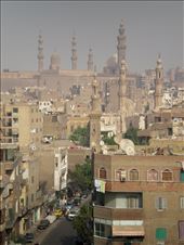 El-Khalifa, from the minaret of Ibn Tulun, is one of the poorest areas in Cairo. The district is not poor in cultural heritage seen from the many minarets in the area.: by gracefrances, Views[492]
