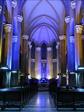RESPITE. The serenity inside the church provides respite to the weary traveler.: by gracie, Views[418]