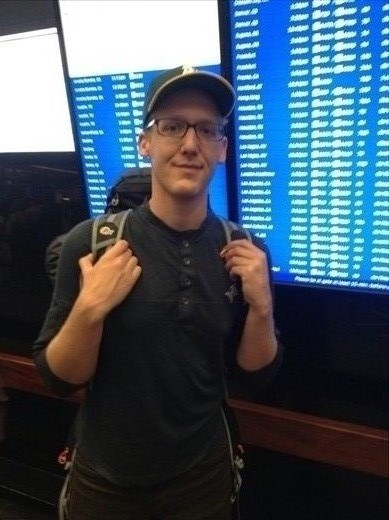 Just before my first flight at SFO