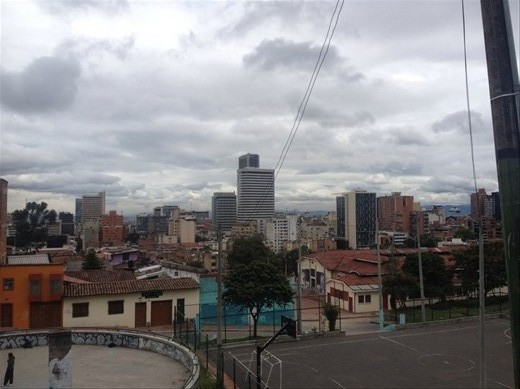 View of the skyline from el Parque de la Concordia 