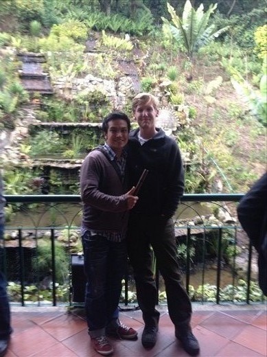 Waiting for los teleféricos in el Cerro de Monserrate 