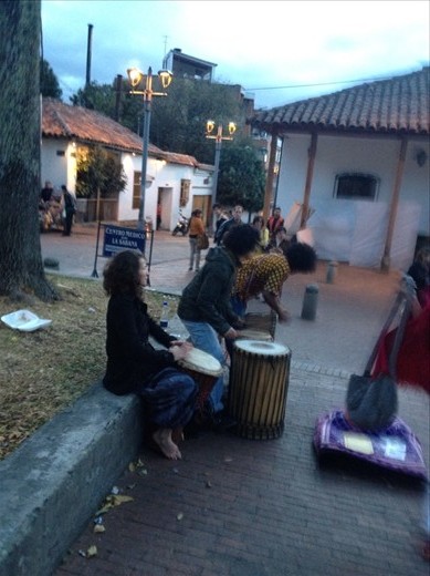 Musicians in La Plaza de Usaquén 