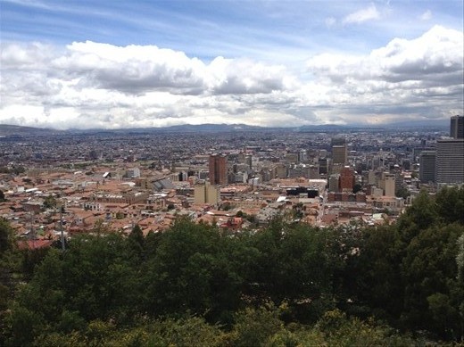 View from the top of our climb