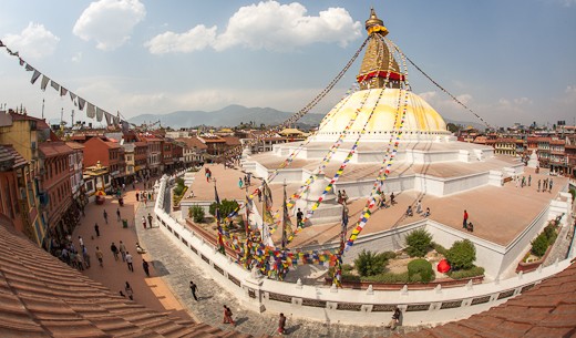 Boudhanath in 4D.  One of the holiest sites in Nepal, the Boudhanath stupa is an awe inspiring ancient site in Kathmandu.  Built on the trade route from Tibet to the Kathmandu Valley, it is a place to worship and rest for weary porters working their way across the the mountains.