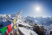 Sunrise Over Everest. Taken from the summit of Gyoko Ri (17,585ft) about half way through a twenty day expedition around the Solu Khumbu region in Nepal. In a season that saw much tragedy, many say as a result of the mountain's commercialization, at that moment we understood it's draw for so many people, despite the risks.  It's on the backs of the Nepali people that we were able to experience this incredible sight. : by grantstirton, Views[1364]