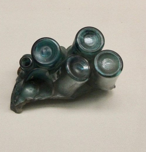 Melted bottles, Nagasaki A-Bomb Museum