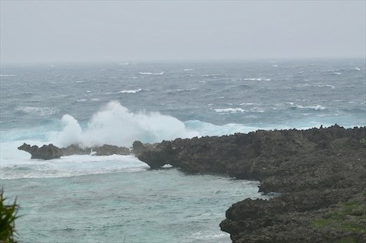 Stormy seas, Shiratori Xaki Park, Irabu