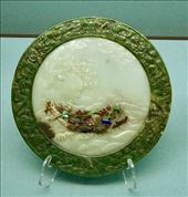 Jade plate with gemstone inlays, National Palace Museum: by graynomadsusa, Views[354]
