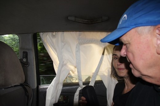 Bruce, Linell and the window patch