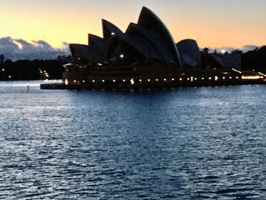 Sunrise on Sydney Opera House