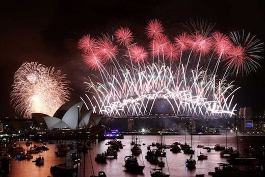 Ringing in the New Year in Sydney (internet photo)