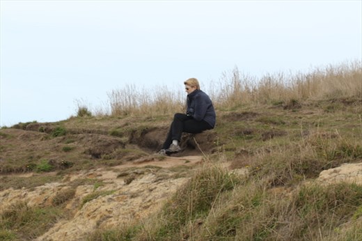 A cold wind blowing, Katiki Point 