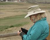 Candice, fashionably masked, Lagerman Lake: by graynomadsusa, Views[288]