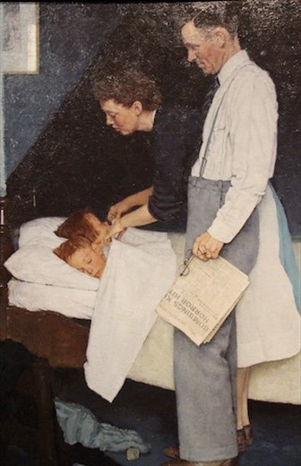Freedom from Fear by Norman Rockwell