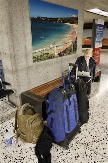 Sub-zero self-quarantine, Daniel Inouye International, Honolulu