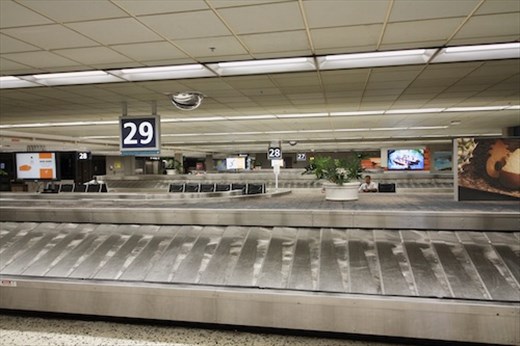 Empty Conveyors, Daniel Inouye International, Honolulu