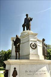 MLK standing on the shoulders of Mahatma Gandhi and Rosa Parks: by graynomadsusa, Views[186]