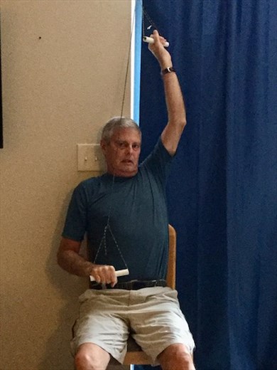 John's home-made PT pulley system