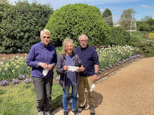 The 3 Musketeers at Lewis Ginter Botanical Park, Richmond