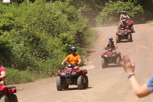 ATV tours are all the rage, Flamingo Beach