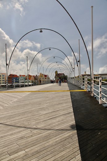 The Floating Bridge to Fort Amsterdam