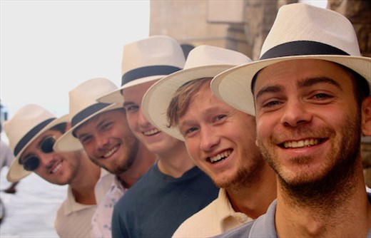 Dutch Dudes in Panama Hats