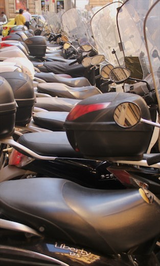 Hondas have replaced Vespas