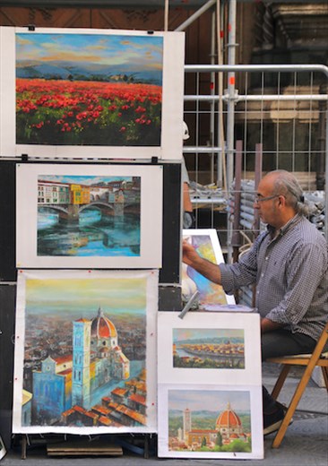 They are still painting in Florence