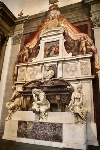 Michelangelo's Tomb, Basilica of Santa Croce