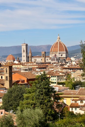 Piazza Duomo from Piazza Michelangelo