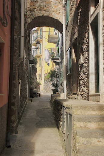 Back alley of Corniglia
