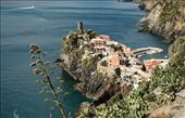 Our first view of Vernazza from the trail: by graynomadsusa, Views[688]
