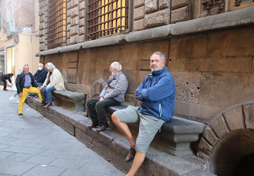 Resting their weary bones