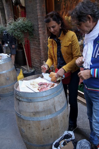 Alfresco lunch with Prosciutto