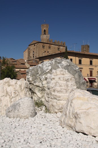 Blocks of Alabaster from local quarries, Volterra