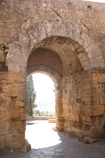 Etruscan Arch, entrance to Volterra