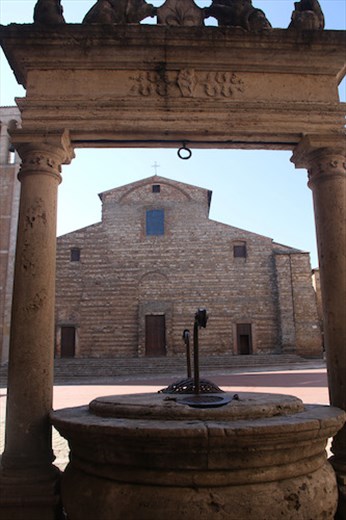 Duomo from the Well, Montepulciano