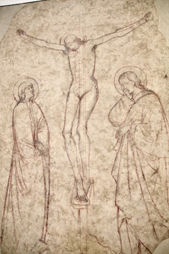 Sinopie in Church of San Francesco