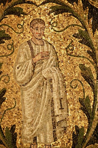 Mosaic detail, Battistero Neoniano, Ravenna